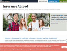 Tablet Screenshot of insurance.goabroad.com