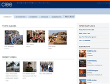 Tablet Screenshot of ciee.goabroad.net