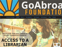 Tablet Screenshot of goabroad.org